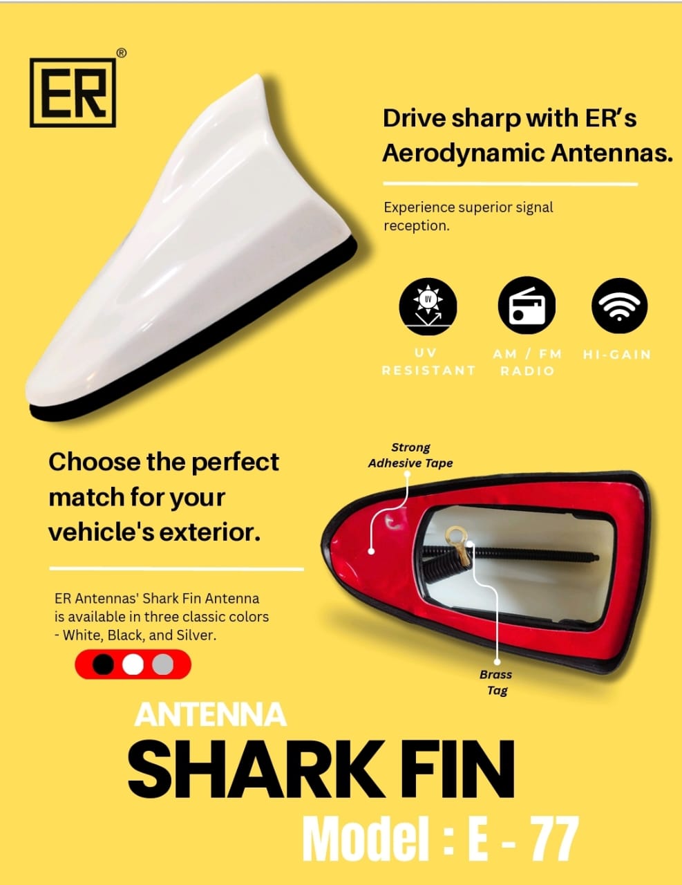 ER Shark Fin Antenna E-77