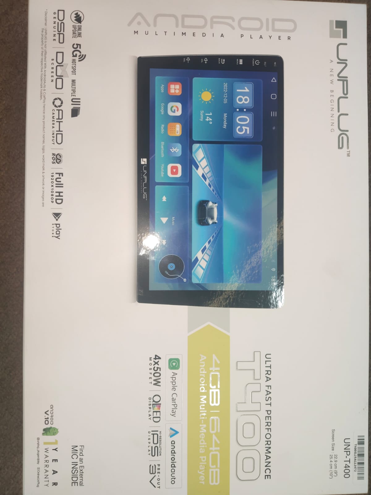 UNPLUG T400 Android Player